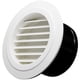 thumbnail image 1 of Rejilla de ventilación de uso versátil, cubierta de rejilla de ventilación redonda de material ABS con diseño de rejilla inclinada, ideal para interiores y exteriores, paredes y techos, 1 of 5