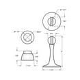 thumbnail image 3 of Deltana MDH30U10B Magnetic Door Holder 3"; Oil Rubbed Bronze Finish, 3 of 3