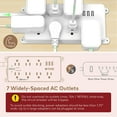 thumbnail image 5 of TROND Prime IV 7-Outlet 10 ft Surge Protector, 5 of 7