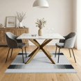 thumbnail image 3 of ODIKA 5'x7' Washable Area Rug Striped Door Boho Graduated Bands Stripe Doormat Palmetto Welcome for Guest Room, Lounge, Apartment, Non-Slip Low Profile, Stain Resistant, 3 of 7