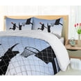 thumbnail image 4 of Ensemble de Housse de Couette Lunarable Sports, Thème Basketball dans la Rue 2 Joueurs sur, 4 of 6