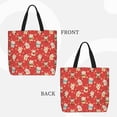 thumbnail image 3 of Vsdgher Japanese Maneki Cats print Tote Bag for Women Shoulder Bag with Zipper Large Shoulder Bag Handle Handbag Portable Washable for Travel, Work, 3 of 8