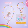 thumbnail image 3 of Set de joyas Faburo Kids para niñas, 5 collares, 5 pulseras, 3 of 7