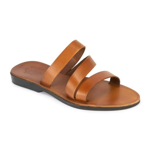 Mila - Leather Triple Strap Sandal - Womens Sandals