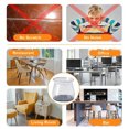 thumbnail image 3 of Apuakthei 32 fundas para patas de silla, deslizador transparente, protectores de suelo para patas de silla, fundas de silicona para proteger suelos, protector de muebles con parte inferior de fieltro, 3 of 6