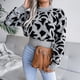 thumbnail image 3 of Suéter De MujerSlim Fit Lady Sweater Estampado De Leopardo Para Citas ANGGREK Otros, 3 of 8