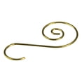 thumbnail image 2 of Northlight Curved Ornament Christmas Hooks - 1.75" - Gold - Club Pack of 40, 2 of 2