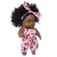 thumbnail image 6 of Tarmeek Baby Doll Toys for Girls Age 3 4 5 6 7 Years Old,8Inch Black African Black Baby Cute Curly Black Baby Dolls Toy Birthday Gifts for Kids, 6 of 9