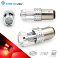 thumbnail image 2 of New Syneticusa 1157 LED Red Brake Stop Parking Tail Light Bulbs Lamp, 2 of 6