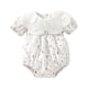 thumbnail image 1 of Gibobby Ropa Para Bebe Recién Nacido bebé niñas Floral Primavera Verano Floral manga corta lindo cuello Bosyduit ropa(Blanco, 12-18 Meses), 1 of 5