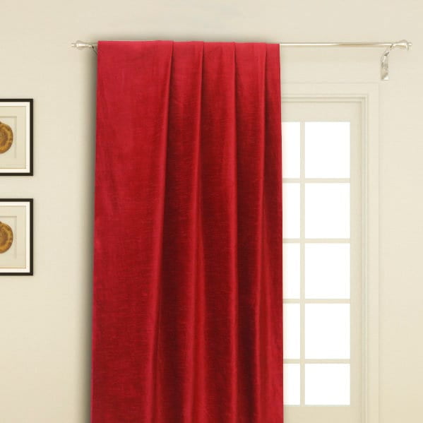Red Velvet Curtain Fabric, Wide Cloth Velvet Fabric