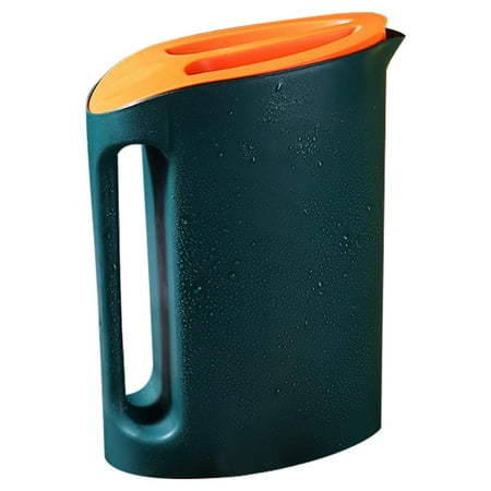 

Fovolat Drink Pitcher with Lid|2200ml Water Pitcher with Handle|Clear Tea Pitcher Juice Pitcher Lemonade Pitcher Juice Containers with Lids for Fridge