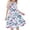 Purple #01, variant on Nmnitkp Girl Dresses Boho Dress for Girls Floral Dress Tie Back Flutter Sleeves Casual Summer Dress Pink,7 Years
