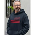 thumbnail image 2 of Land Of The Free Banner Hoodie Men -Image by Shutterstock, Male 5X-Large, 2 of 4