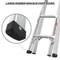 thumbnail image 5 of 17ft Multi-Position Foldable Aluminum Ladder, A-Frame and Straight Ladder, ANSI 250lbs, 5 of 10