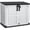 Light Gray, variant on Dextrus Waterproof Resin Multifunctional Storage Shed, 41.30" x 51.10" x 29.10", Brown