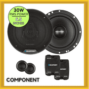 Blaupunkt E-Series BPSE650C 6.5" 2-Way Car Component Speaker System 30W RMS