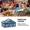 thumbnail image 7 of Iauyy Casserole Carrier for Hot Food Insulated Casserole Travel Carry Bag with Lid Food Warmer Bag for Party/Picnic,Blue Ocean Pattern, 7 of 7