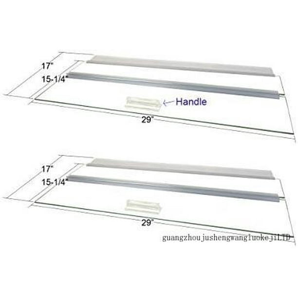 Glass Canopy For Aquariums With And Without Center Braces, 10 Gallon To