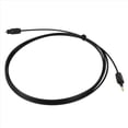 thumbnail image 3 of 6X 2M Mini 3.5mm Plug Digital Optical Audio Cable SPDIF Optical Fiber Line,6 x Audio Optical Fiber Line,Black, 3 of 9