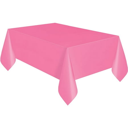 - Hot Pink Plastic Tablecover