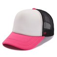thumbnail image 1 of 1 PCS Unisex Cap Casual Plain Mesh Baseball Cap Adjustable Snapback Hats For Women Men Hip Hop Trucker Cap Streetwear Dad Hat54cm-60cm Gao Jinjia LED, 1 of 2