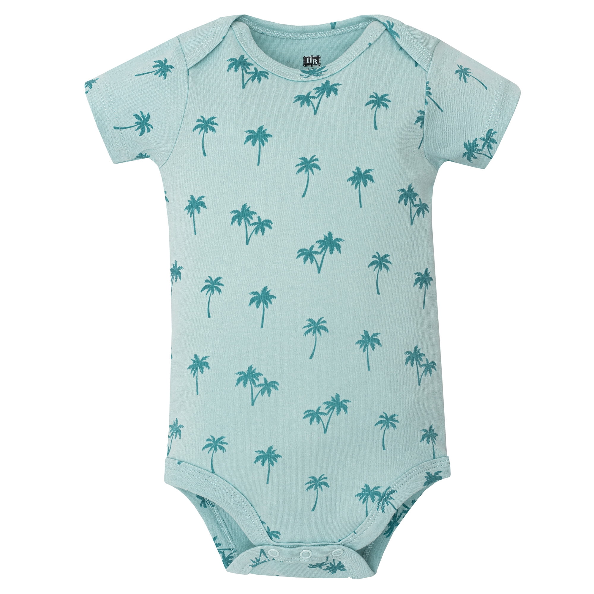 Hudson Baby Infant Boys Cotton Bodysuits 5-Pack, Cutest Beach Dude, Newborn