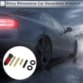 thumbnail image 2 of Unique Bargains 1 Set Universal Car Signal Antenna 4.72" Bling Rhinestone Polished Finish Antenna for Decoration Aluminum Alloy Material Red 1.50", 2 of 6