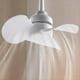 thumbnail image 3 of Ventilador con Zócalo Rosca, Ventilador Enfriador Techo Compacto, Ventilador Refrigeración con Rosca, Ventilador Mesa Pequeño y Silencioso para Dormitorio, Cocina, Estudio, 3 of 5