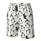thumbnail image 4 of Fotbe Cute Penguins Trajes de Baño Estampados para Hombre, Shorts de Verano de Secado Rápido, Ropa de Playa, Bañadores-Small, 4 of 6
