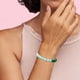 thumbnail image 5 of Pulsera de ojo de tigre Pulsera elástica con cuentas hecha a mano para hombre y mujer Pulsera verde para pareja, 5 of 8