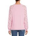 thumbnail image 2 of Nine.Eight Women Casual Long Sleeve Round Neck Statement Pullover Sweatshirt, 2 of 5