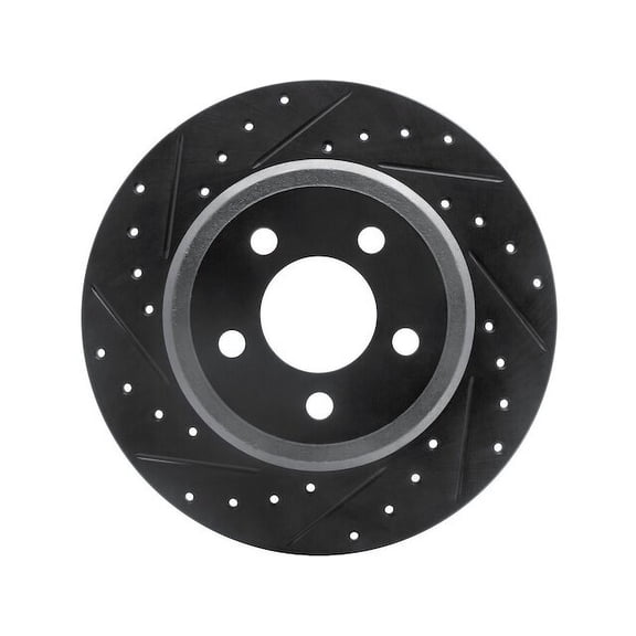 Rear Left Brake Rotor - Compatible with 2006 - 2022 Dodge Charger 3.6L V6 2007 2008 2009 2010 2011 2012 2013 2014 2015 2016 2017 2018 2019 2020 2021