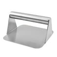 thumbnail image 1 of LSLJS Stainless Steel Burger Press, Burger Press with Handle for Flat Top Grill Cooking, Grill Accessories for Steak Making, Rust and Easy To Clean, Home Kitchen Gadgets Accessories, 1 of 1