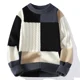 thumbnail image 4 of Suéter de lana suave y cálido de alta gama para hombre, suéteres coreanos Harajuku para hombre, jersey navideño de moda de lujo para hombre, otoño e invierno, novedad de 2024, 4 of 4
