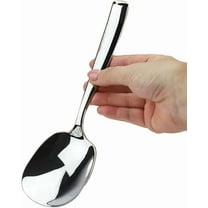 Large Serving Spoon, Premium 316L Stainless Steel Buffet Serving Spoon 9.5 Inch (1pack)