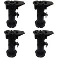 thumbnail image 1 of Juego de 4 patas de muebles Patas de muebles Patas de muebles Patas de muebles ajustables Patas de muebles de cocina Patas de muebles ajustables para cocina Baño Negro, - JAMW Sencillez, 1 of 4