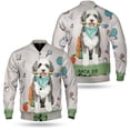 thumbnail image 3 of Hardworking Old English Sheepdog Ready Back to School New Year Classes All Over Print 3D Baseball Jacket Dog Lover Bomber Jacket Softball - 12011, 3 of 6
