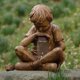 thumbnail image 4 of Glimpses Of God Boy Estatua Luz Solar Resina Decoración Durable Robusto Jardín Decoración Estatua, 4 of 6