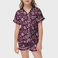 thumbnail image 2 of FhsagQ Ensembles pour Filles Tenue de Pâques pour Enfants Bricolage Peinte à la Main Ensemble de Tenue de Maison avec Pyjama Coloré les Filles Peuvent Jouer et le Porter au Quotidien Tenues de Printemps pour Filles Taille 14/16 Printemps Vin 6-7 Ans, 2 of 5