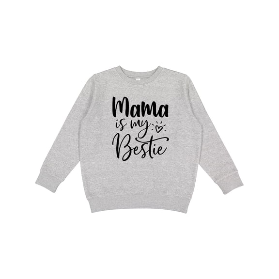 Inktastic Mama is My Bestie Youth Sweatshirt