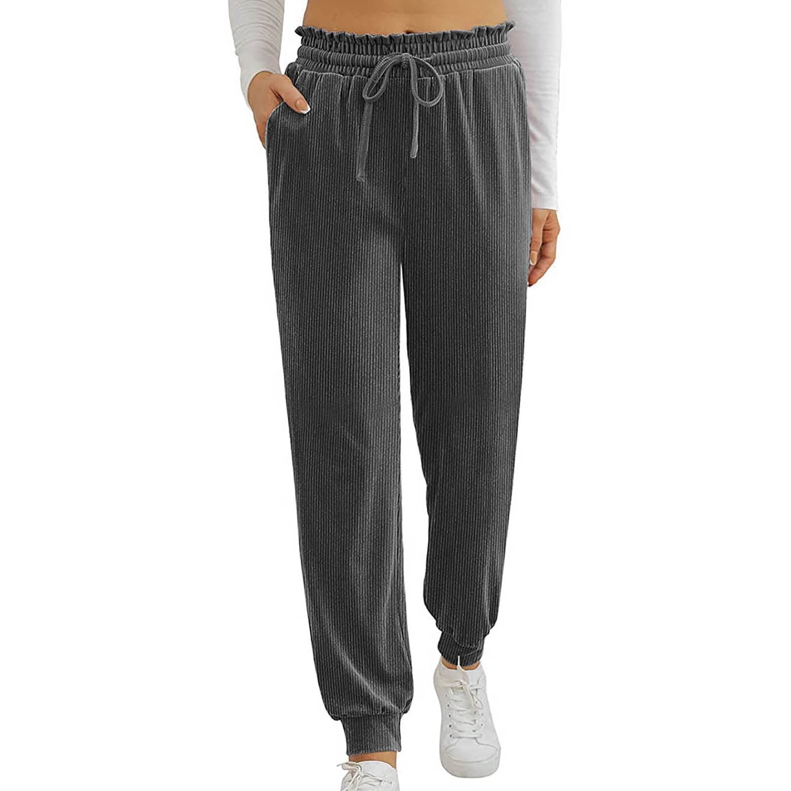 YZHM Women's Active Drawstring Joggers 