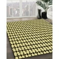 thumbnail image 3 of Ahgly Company Machine Washable Indoor Round Transitional Mustard Yellow Area Rugs, 7' Round, 3 of 7