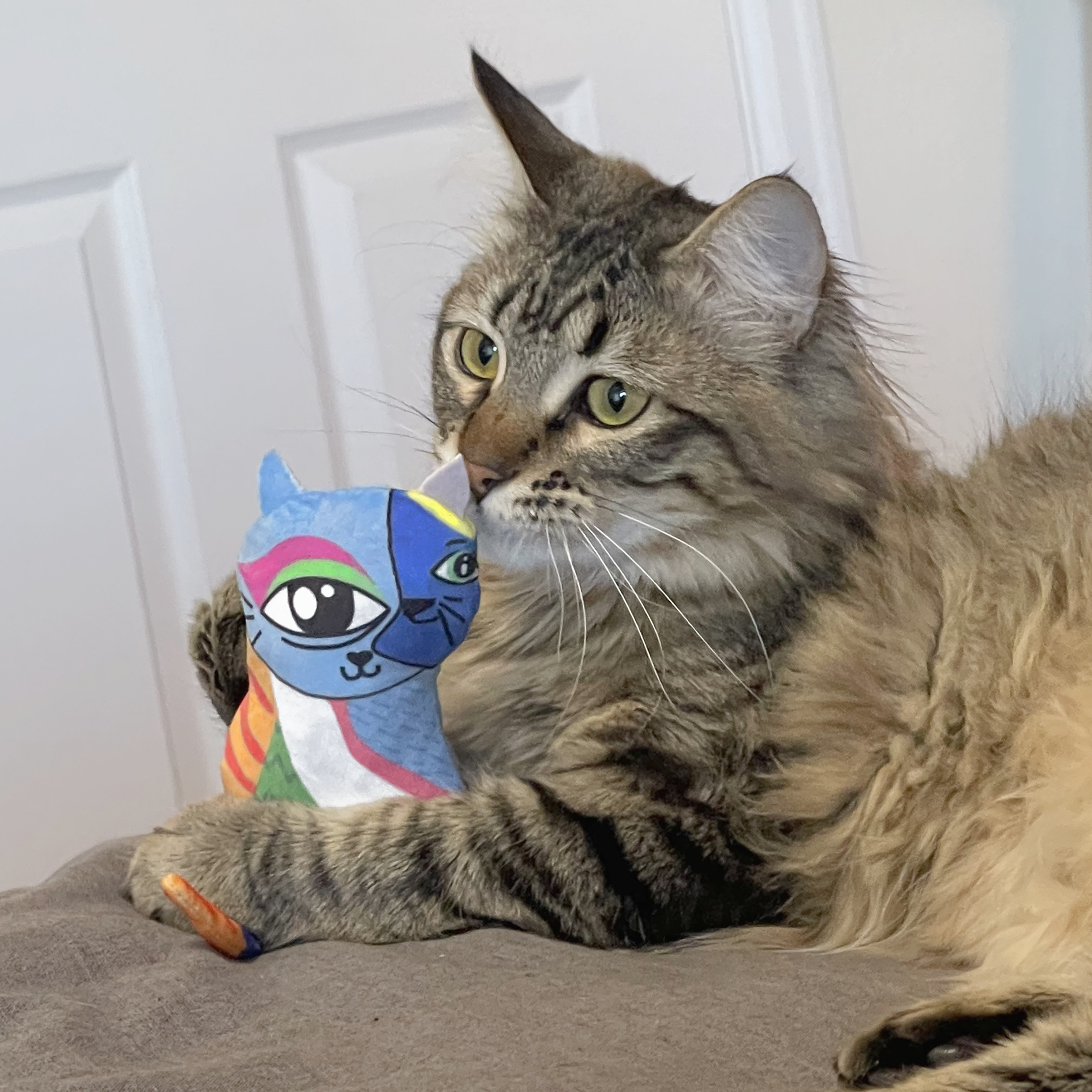 KONG® Artz Kahlo and Picasso Cat Toy, with Premium North American Catnip, 2 Pack