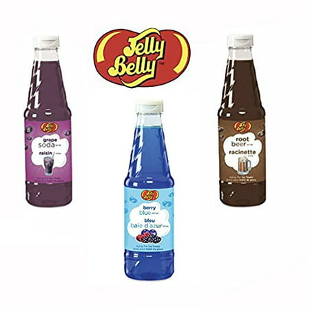 Jelly Belly Snow Cone Syrup- Fun Drink 3 Pack