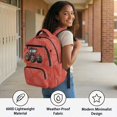 thumbnail image 5 of Aplkyhs Red Tractor 17 Inch Backpack for Age 6-12 Lightweight Water Resistant School Bag for Kids Elementary School Travel, 5 of 7
