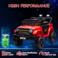 thumbnail image 2 of GloryStar 12V Kids Ride On Car, Electric 4-Wheel Truck for Toddlers with Remote Control, Battery Display, LED Lights, Music, and Spring Suspension for Smooth Rides, 2 of 7