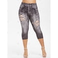 thumbnail image 3 of Jeggings Talla Extra Estampado Bandera Americana 3D Rosegal Leggings de talla grande, 3 of 5