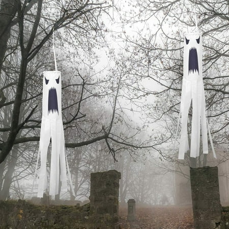 

XM Culture Ghost Wind Sock Chime Hanging Pendant Halloween Decoration Party Supplies Props
