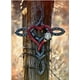thumbnail image 4 of Adornos colgantes de metal decorativos para jardín, patio, cruz de herradura natural en forma de cruz, 4 of 6
